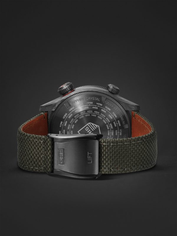 ProPilot Altimeter Automatic 47mm PVD-Plated Titanium, Carbon Fibre and Canvas Watch, Ref. No. 01 793 7775 8764-SetBlack - E2 ProPilot Altimeter Automatic 47mm PVD-Plated Titanium, Carbon Fibre and Canvas Watch, Ref. No. 01 793 7775 8764-SetBlack - E2