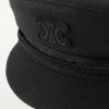 Logo-Appliquéd Wool-Blend Flannel Cap - CU Logo-Appliquéd Wool-Blend Flannel Cap - CU