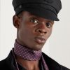 Logo-Appliquéd Wool-Blend Flannel Cap - OU Logo-Appliquéd Wool-Blend Flannel Cap - OU