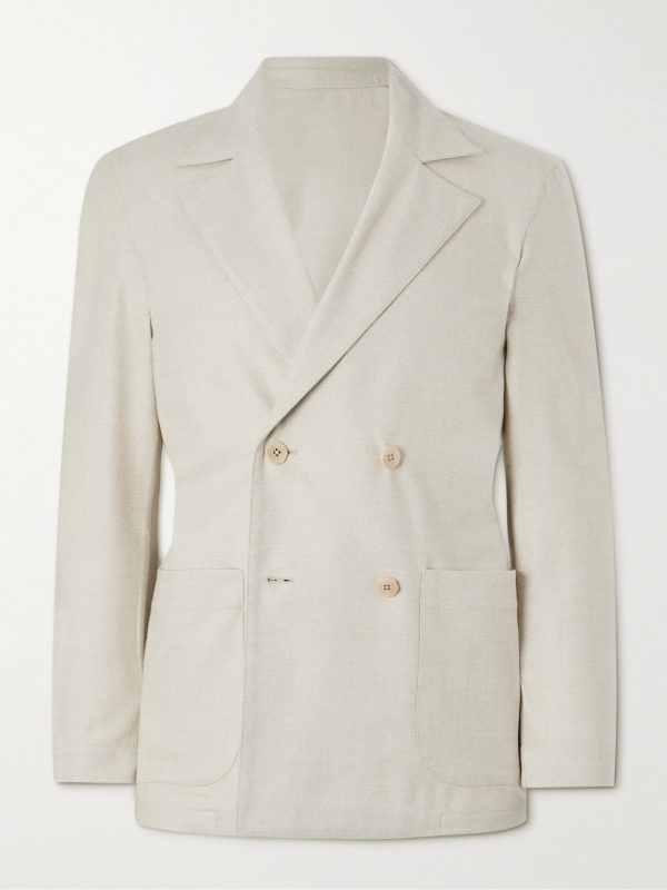 Double-Breasted Wool Blazer Double-Breasted Wool Blazer
