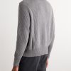 Ribbed Cashmere Cardigan - BK Ribbed Cashmere Cardigan - BK