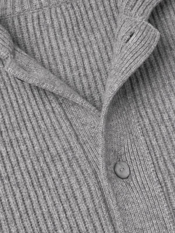 Ribbed Cashmere Cardigan - CU Ribbed Cashmere Cardigan - CU