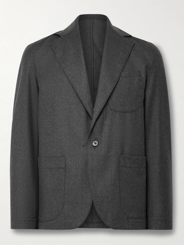 Wool-Flannel Suit Jacket