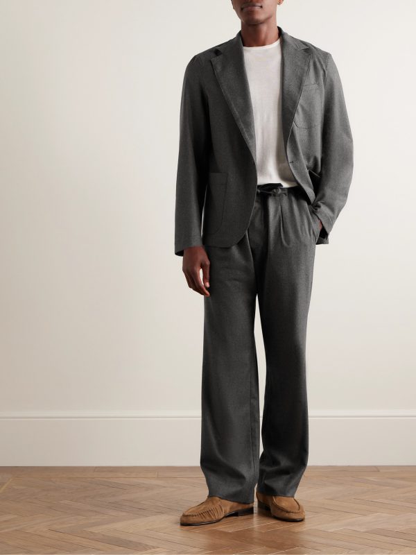 Wool-Flannel Suit Jacket - OU