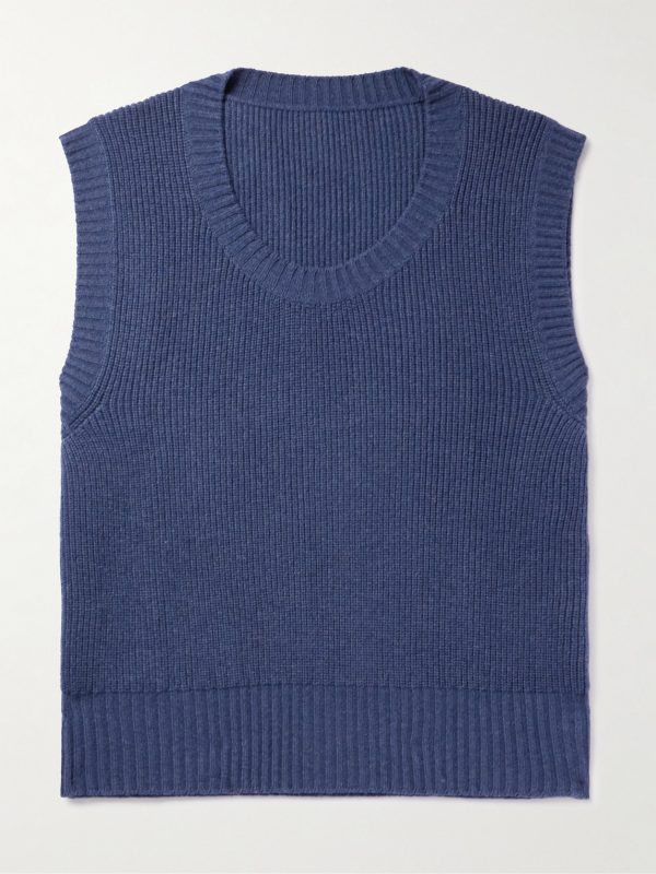 Ribbed Cashmere Sweater Vest Ribbed Cashmere Sweater Vest
