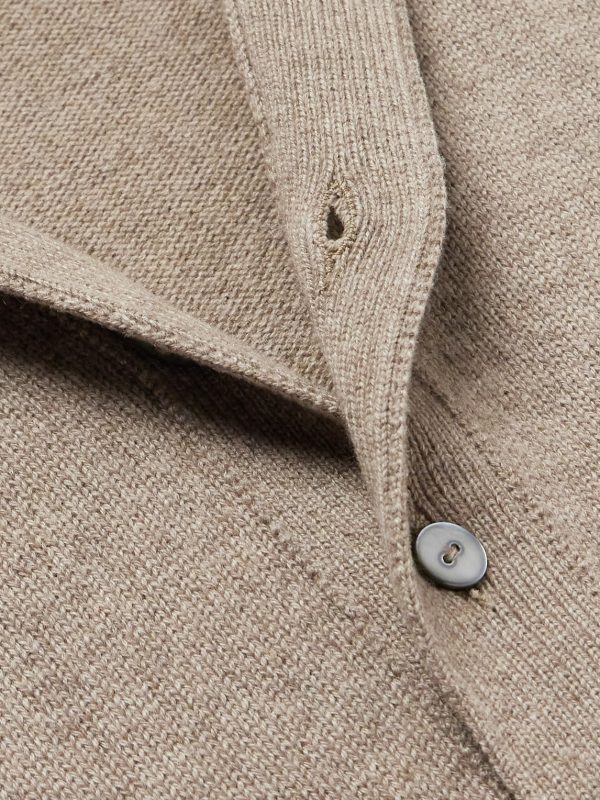 Slim-Fit Cashmere Cardigan - CU