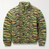 Printed Quilted Cotton-Jacquard Down Jacket