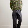 Printed Quilted Cotton-Jacquard Down Jacket - OU
