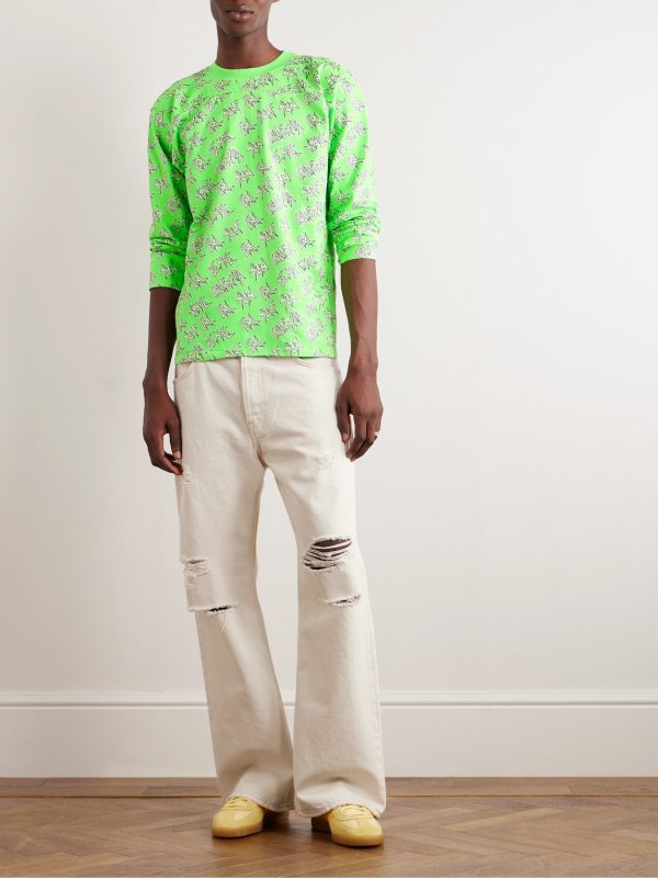 Printed Cotton-Jersey T-Shirt - OU Printed Cotton-Jersey T-Shirt - OU