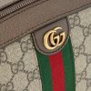 Ophidia Leather-Trimmed Monogrammed Coated-Canvas Messenger Bag - CU Ophidia Leather-Trimmed Monogrammed Coated-Canvas Messenger Bag - CU