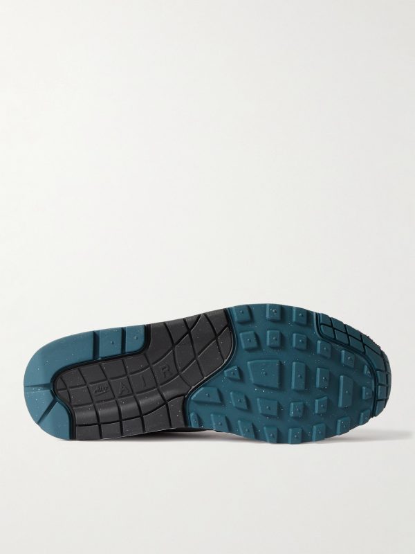 Air Max 1 Escape Leather-Trimmed Suede and Mesh Sneakers - E2 Air Max 1 Escape Leather-Trimmed Suede and Mesh Sneakers - E2
