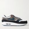 Air Max 1 Escape Leather-Trimmed Suede and Mesh Sneakers Air Max 1 Escape Leather-Trimmed Suede and Mesh Sneakers
