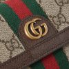 Ophidia Mini Leather-Trimmed Monogrammed Coated-Canvas Messenger Bag - CU Ophidia Mini Leather-Trimmed Monogrammed Coated-Canvas Messenger Bag - CU