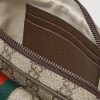 Ophidia Mini Leather-Trimmed Monogrammed Coated-Canvas Messenger Bag - E1 Ophidia Mini Leather-Trimmed Monogrammed Coated-Canvas Messenger Bag - E1