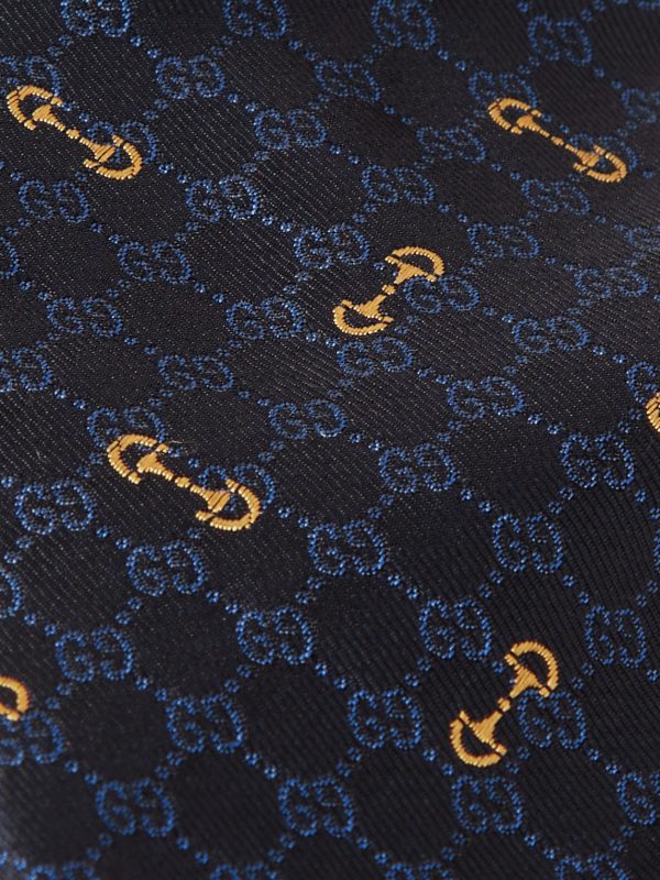 7cm Logo-Embroidered Silk-Jacquard Tie - CU 7cm Logo-Embroidered Silk-Jacquard Tie - CU
