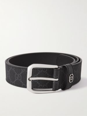 3.5cm Monogrammed Leather Belt 3.5cm Monogrammed Leather Belt