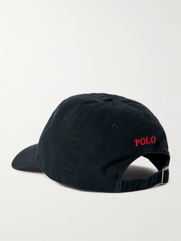 Logo-Embroidered Cotton-Twill Baseball Cap - BK Logo-Embroidered Cotton-Twill Baseball Cap - BK