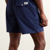 Traveler Straight-Leg Mid-Length Swim Shorts - BK Traveler Straight-Leg Mid-Length Swim Shorts - BK
