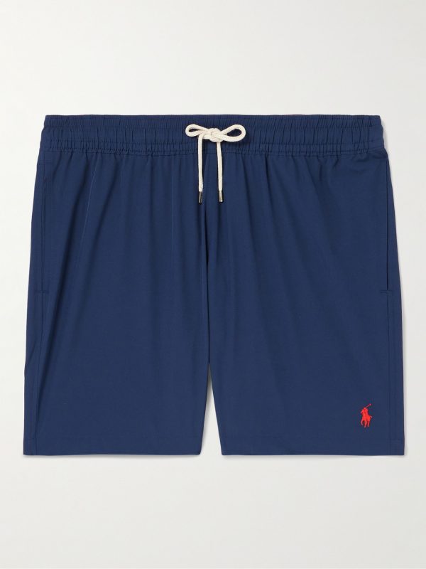 Traveler Straight-Leg Mid-Length Swim Shorts Traveler Straight-Leg Mid-Length Swim Shorts