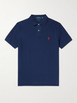 Slim-Fit Cotton-Piqué Polo Shirt Slim-Fit Cotton-Piqué Polo Shirt