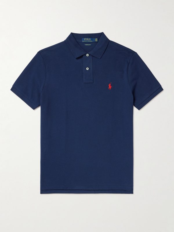 Slim-Fit Cotton-Piqué Polo Shirt