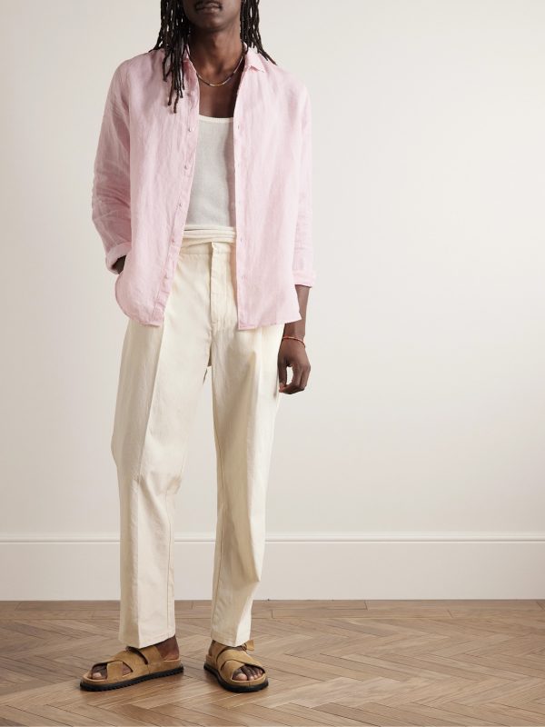 Giles Linen Shirt - OU Giles Linen Shirt - OU