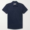 Sebastian Slim-Fit Linen-Jersey Polo Shirt Sebastian Slim-Fit Linen-Jersey Polo Shirt