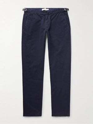 Fallon Straight-Leg Cotton-Blend Twill Trousers Fallon Straight-Leg Cotton-Blend Twill Trousers