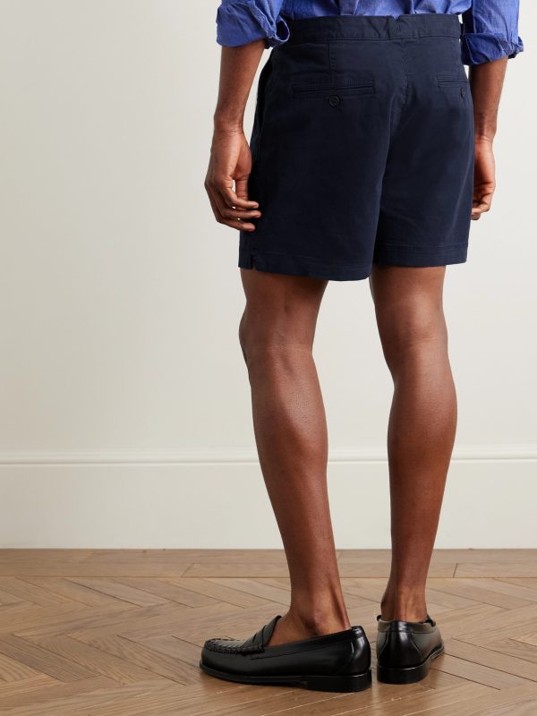 Bulldog Slim-Fit Straight-Leg Stretch-Cotton Twill Shorts - BK Bulldog Slim-Fit Straight-Leg Stretch-Cotton Twill Shorts - BK
