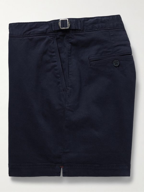 Bulldog Slim-Fit Straight-Leg Stretch-Cotton Twill Shorts - E1 Bulldog Slim-Fit Straight-Leg Stretch-Cotton Twill Shorts - E1
