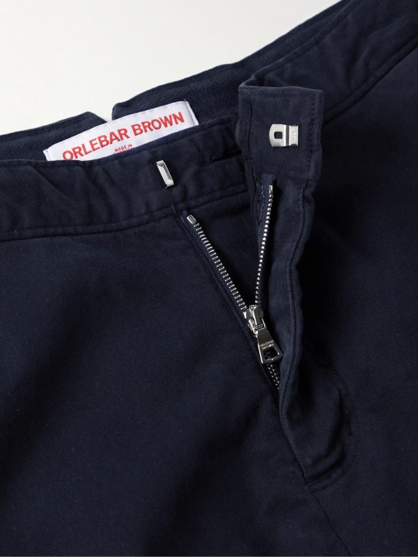 Bulldog Slim-Fit Straight-Leg Stretch-Cotton Twill Shorts - E2 Bulldog Slim-Fit Straight-Leg Stretch-Cotton Twill Shorts - E2