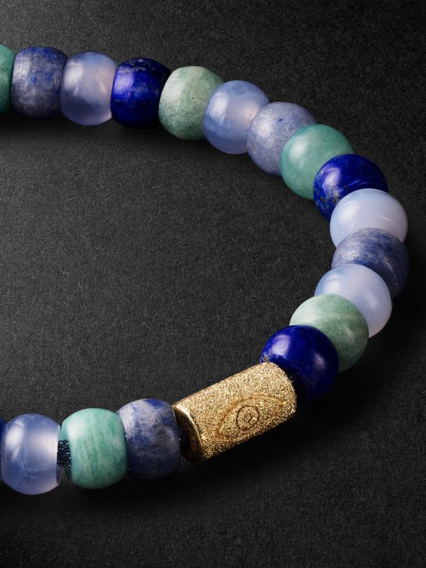Protection Forte Beads Gold Multi-Stone Bracelet - CU