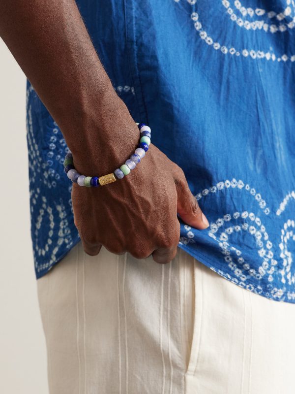 Protection Forte Beads Gold Multi-Stone Bracelet - FR