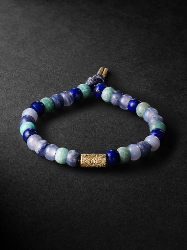 Protection Forte Beads Gold Multi-Stone Bracelet