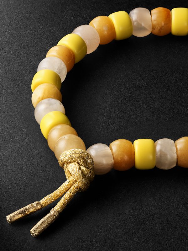 Travel Forte Beads Gold Multi-Stone Bracelet - BK