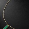 18-Karat Gold, Chalcedony and Diamond Necklace