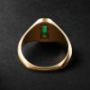 18-Karat Gold, Chalcedony and Diamond Ring - BK 18-Karat Gold, Chalcedony and Diamond Ring - BK