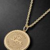 Gold Diamond Pendant Necklace - CU Gold Diamond Pendant Necklace - CU