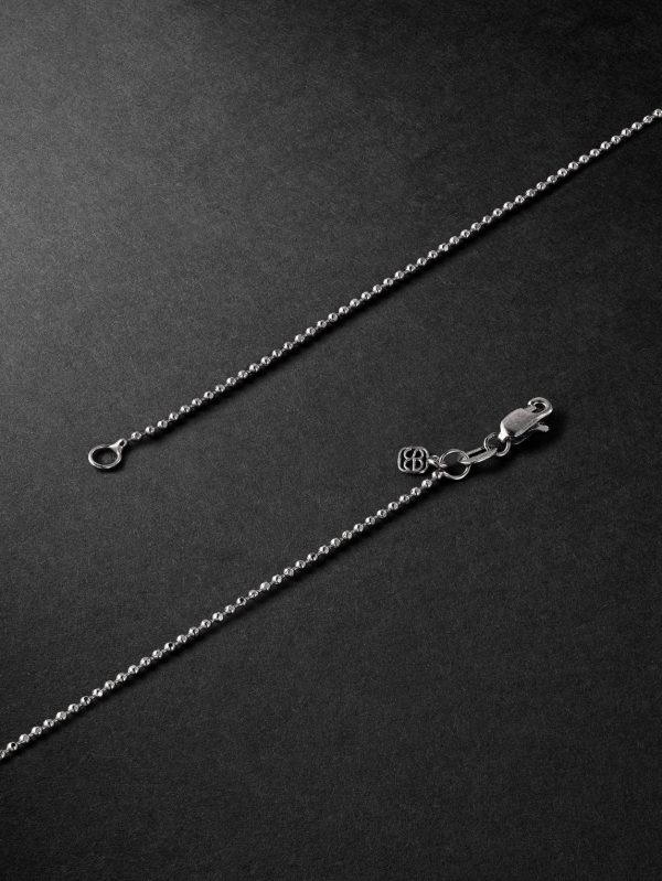 Large Evil Eye White Gold Diamond Pendant Necklace - BK Large Evil Eye White Gold Diamond Pendant Necklace - BK
