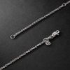 Large Nugget Hamsa 14-Karat White Gold Necklace - BK Large Nugget Hamsa 14-Karat White Gold Necklace - BK