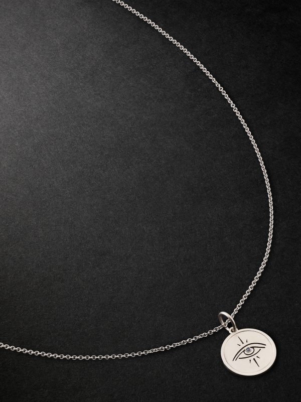 White Gold Diamond Pendant Necklace