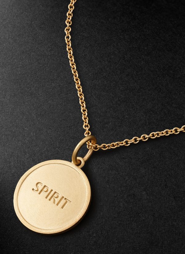 Spirit Gold Pendant Necklace - CU
