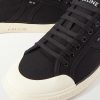 Logo-Print Leather-Trimmed Canvas Sneakers - CU Logo-Print Leather-Trimmed Canvas Sneakers - CU