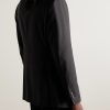 Slim-Fit Silk and Cashmere-Blend Blazer - BK Slim-Fit Silk and Cashmere-Blend Blazer - BK