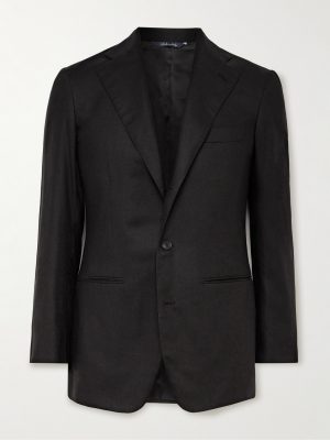 Slim-Fit Silk and Cashmere-Blend Blazer Slim-Fit Silk and Cashmere-Blend Blazer