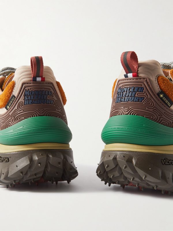 + Salehe Bembury Trailgrip Grain Rubber-Trimmed GORE-TEX Ballistic Nylon Sneakers - CU + Salehe Bembury Trailgrip Grain Rubber-Trimmed GORE-TEX Ballistic Nylon Sneakers - CU
