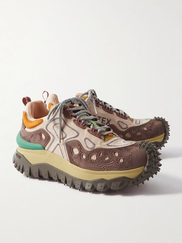 + Salehe Bembury Trailgrip Grain Rubber-Trimmed GORE-TEX Ballistic Nylon Sneakers - FR + Salehe Bembury Trailgrip Grain Rubber-Trimmed GORE-TEX Ballistic Nylon Sneakers - FR