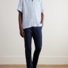 Angelo Camp-Collar Linen Shirt - OU