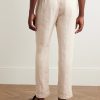 Oscar Straight-Leg Linen and Cotton-Blend Drawstring Trousers - BK Oscar Straight-Leg Linen and Cotton-Blend Drawstring Trousers - BK
