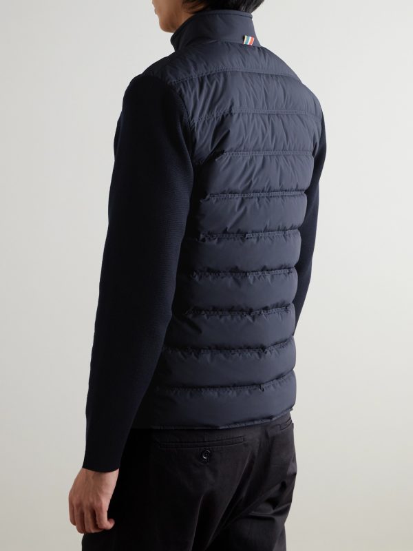 Wallace Quilted Shell and Merino Wool Down Jacket - BK